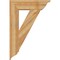 Ekena Millwork Traditional Traditional Rough Sawn Bracket, Western Red Cedar, 6"W x 26"D x 38"H BKT06X26X38TRA01RWR - alternate 4